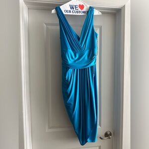 Maggy London Faux Wrap Mini Dress Size L